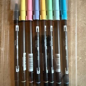 Tombow Dual Brush Pen Set - Pastel Rainbow Colors